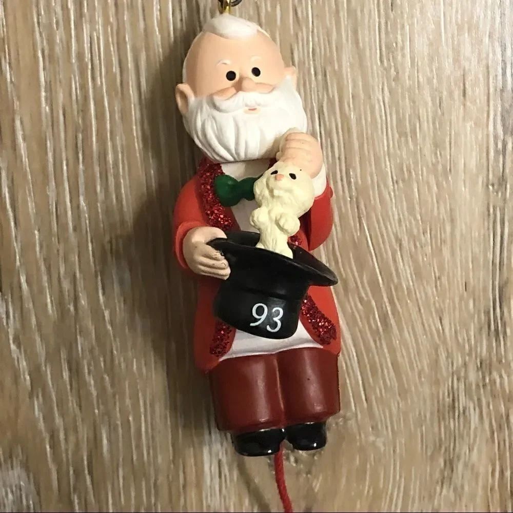 Vintage 93 Hallmark Keepsake Christmas Ornament Thats Entertainment Santa